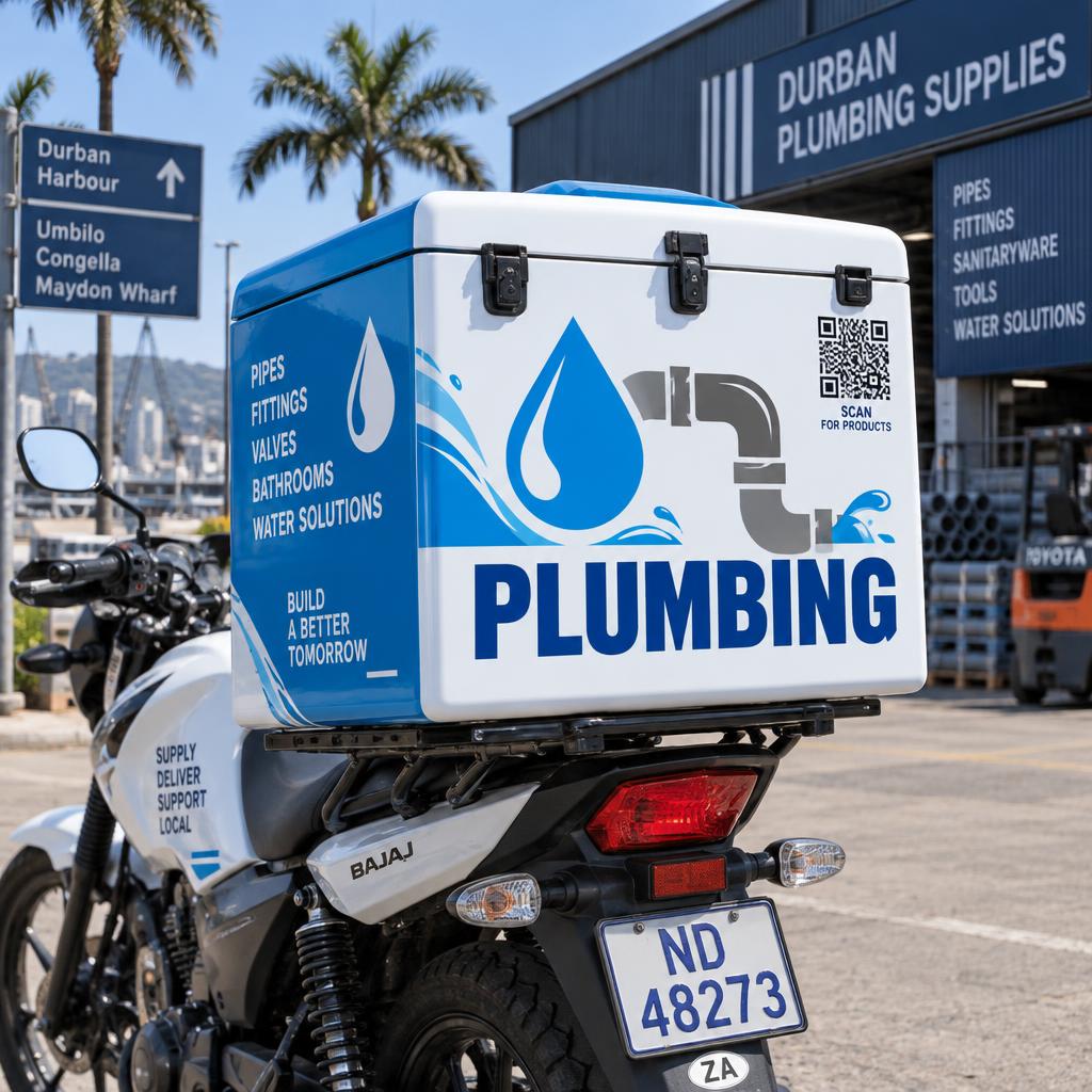 Delivery box design concept for a plumbing supplier